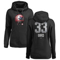 #33 BIRD Women's New York Yankees Fanatics Branded Black Personalized Midnight Mascot Pullover Hoodie