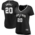 Manu Ginobili San Antonio Spurs Women's Fast Break Replica Jersey - Icon Edition – Black