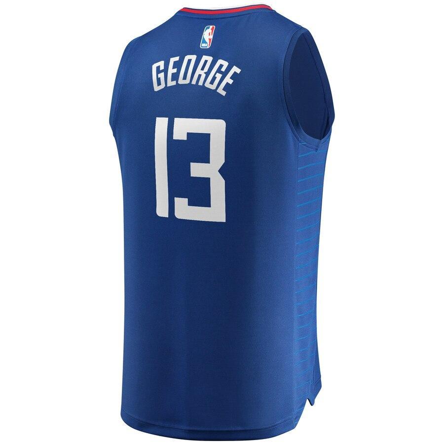Paul George LA Clippers 2019/20 Fast Break Replica Jersey Blue – Icon Edition