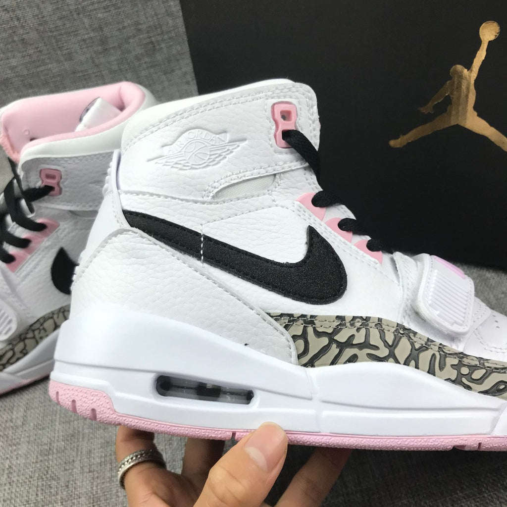 Retro Basketball Shoe 312 Black White Cement AJ312