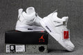 Retro Basketball Shoe 4 All White AJ4