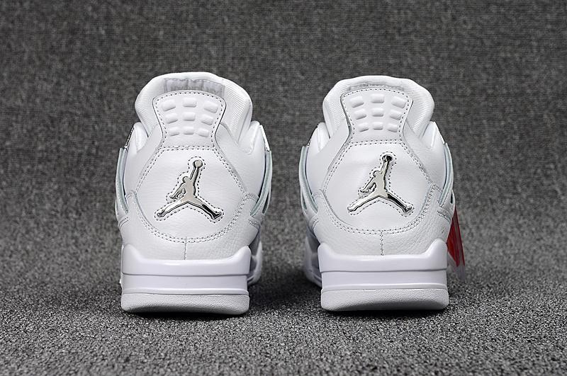 Retro Basketball Shoe 4 All White AJ4