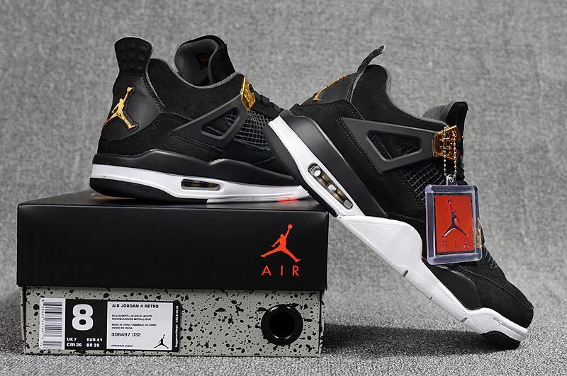Retro Basketball Shoe 4 Black AJ4