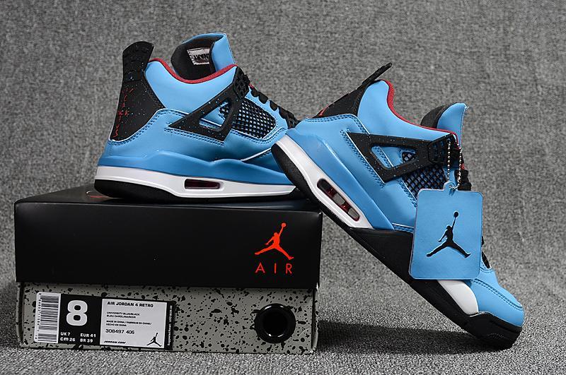 Retro Basketball Shoe 4 Light Blue AJ4