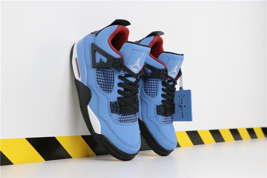 Retro Basketball Shoe 4 Light Blue AJ4