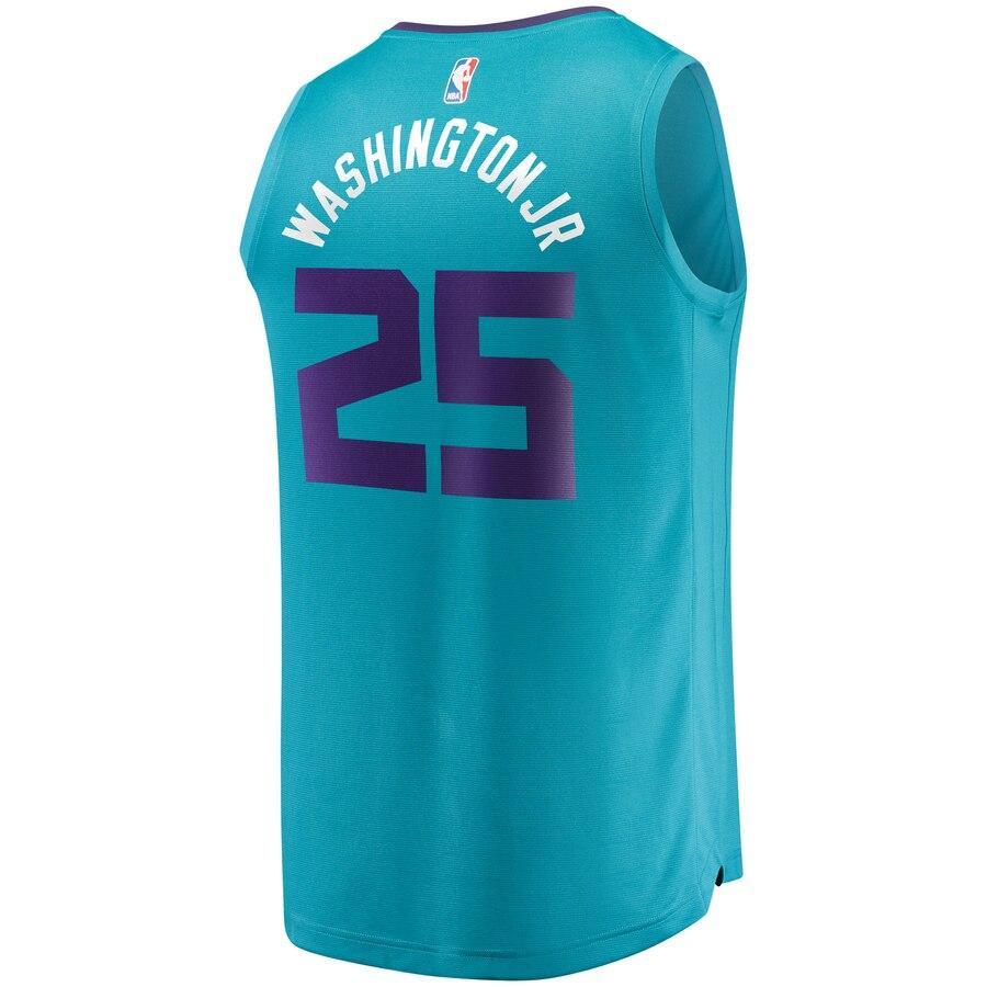 PJ Washington Charlotte Hornets 2019 NBA Draft First Round Pick Fast Break Replica Jersey Teal - Icon Edition