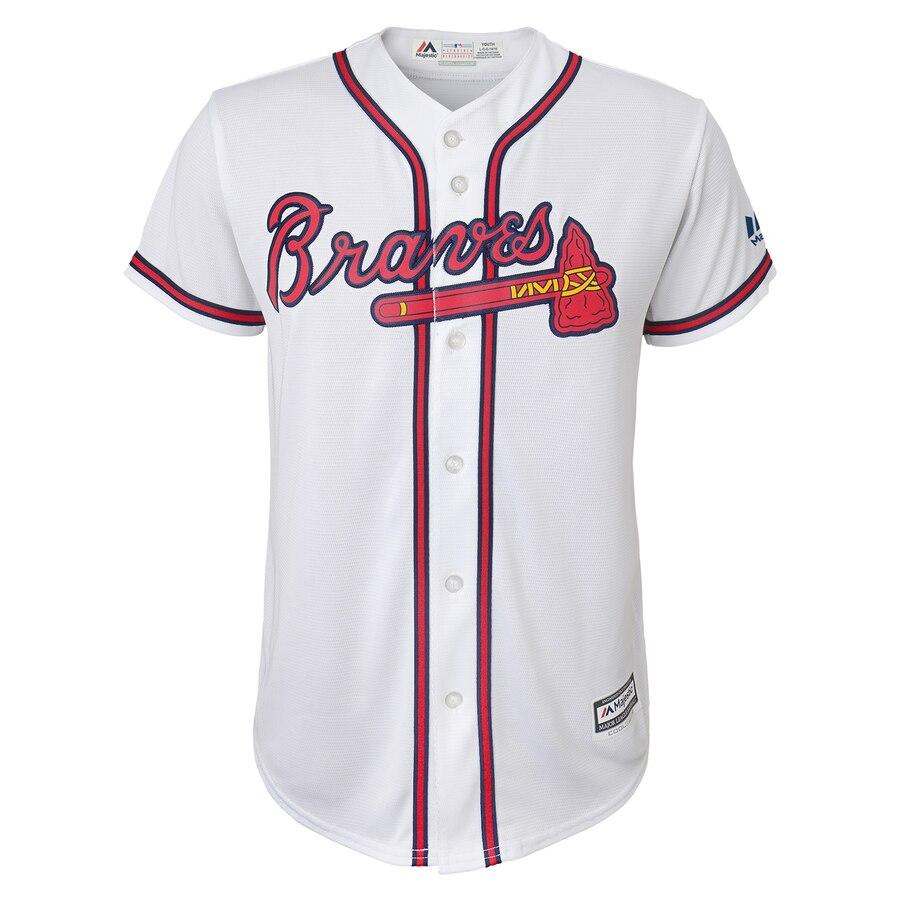 Freeman 5 Atlanta Braves Youth Navy Official Cool Base Player Jersey