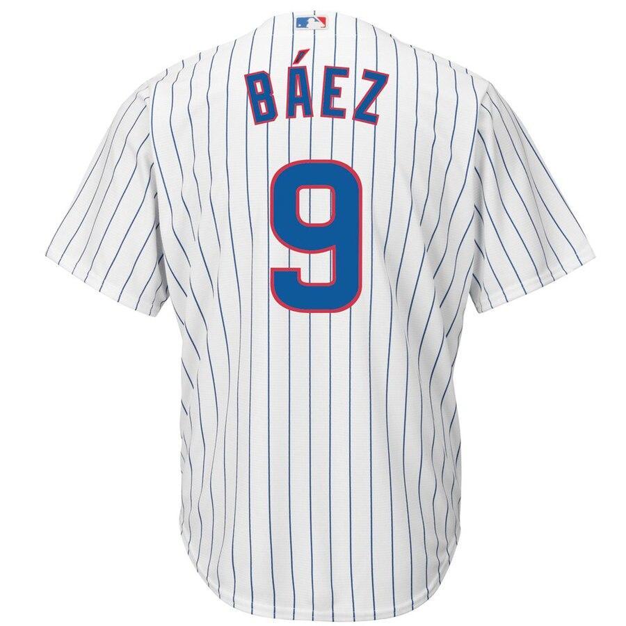 Javier Baez Chicago Cubs Majestic Away Cool Base Player Replica Jersey