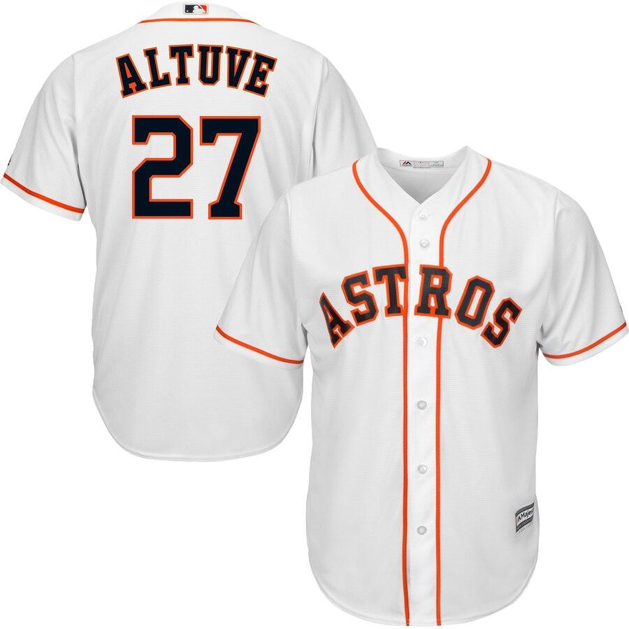 Jose Altuve 27 Houston Astros Official Cool Base Player Jersey