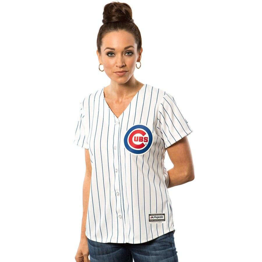 Kris Bryant 17 Chicago Cubs Women's Gray Cool Base Replica Player Jersey
