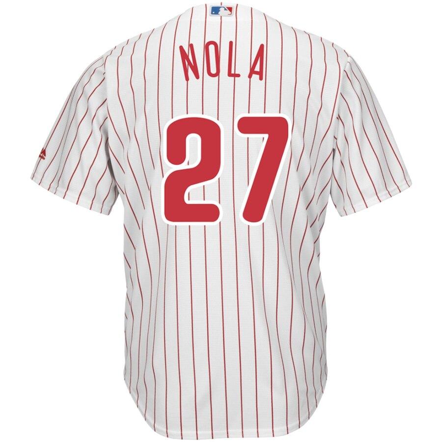 Aaron Nola 27 Philadelphia Phillies Alternate Official Cool Base Player Jersey