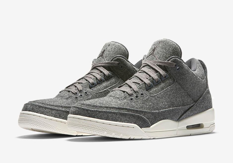 Men's 3 Retro Wool Basketball Shoes