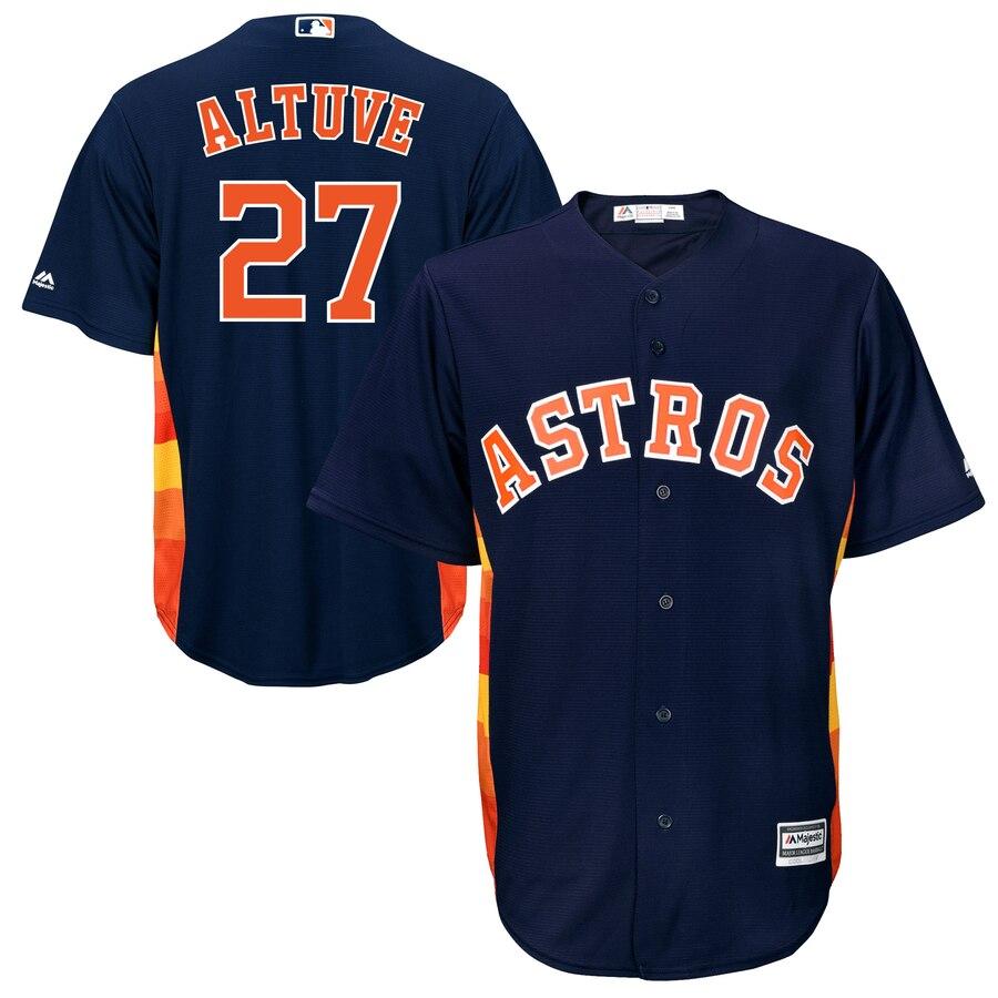 Jose Altuve 27 Houston Astros Official Cool Base Player Jersey