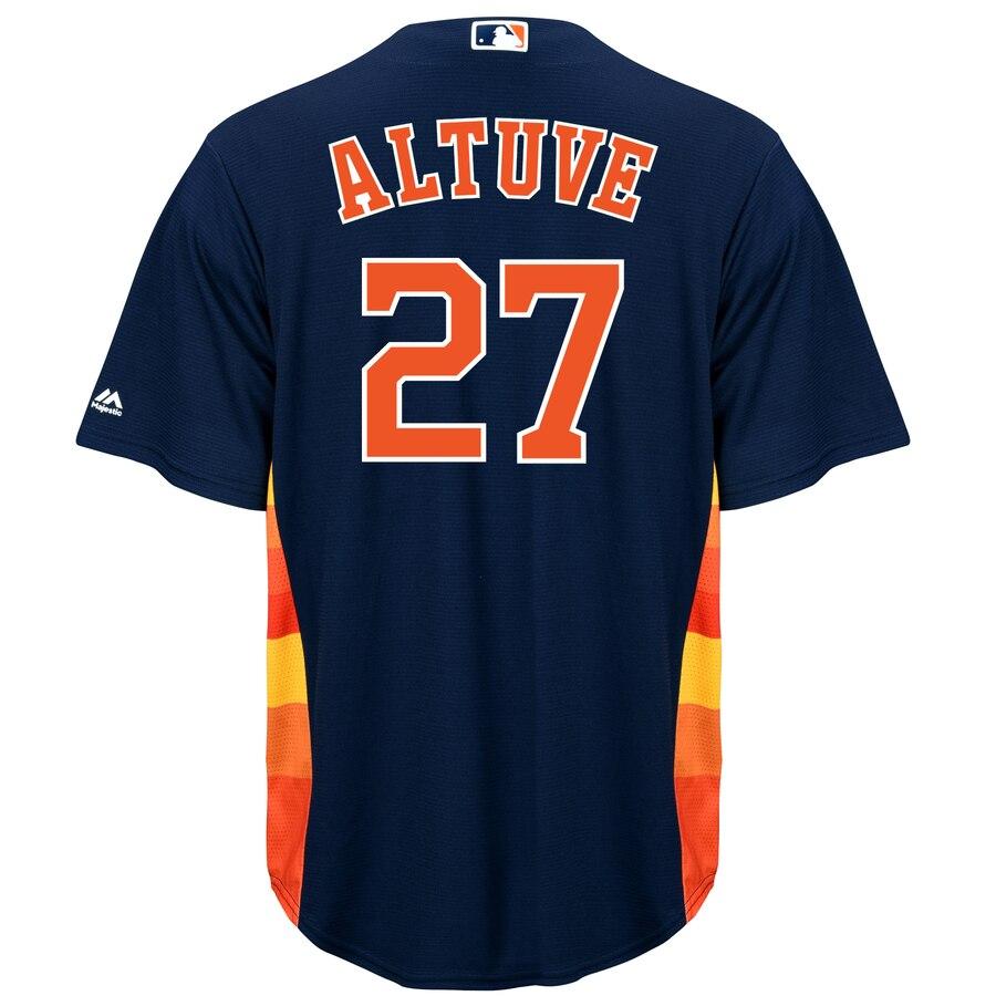 Jose Altuve 27 Houston Astros Official Cool Base Player Jersey