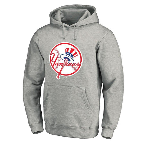 #33 BIRD Men's New York Yankees Ash Personalized Backer Pullover Hoodie