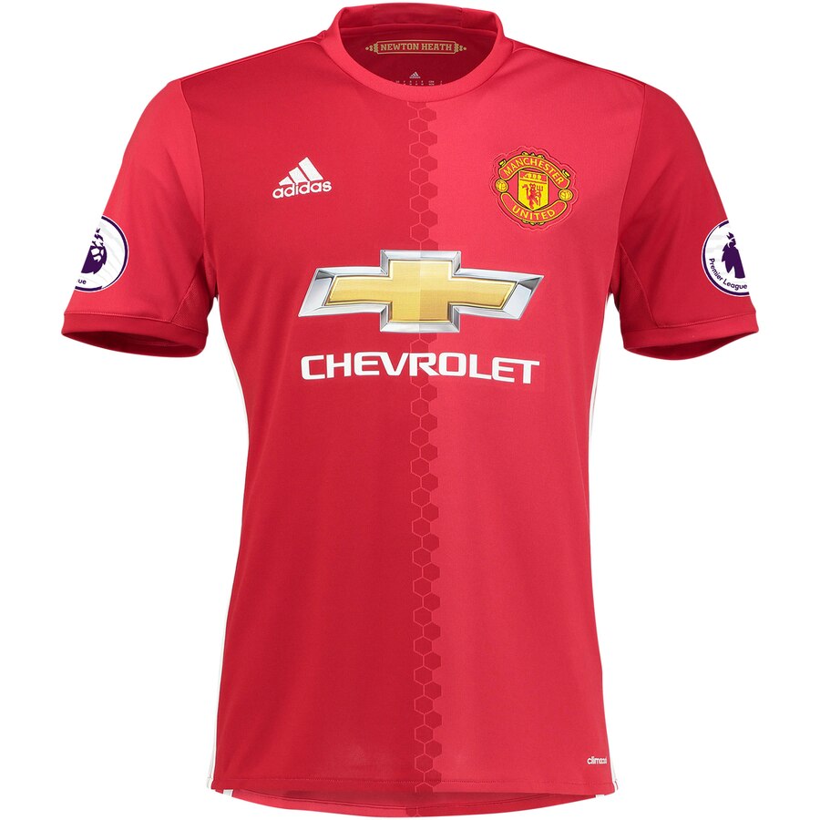 Paul Pogba 2016/17 Home Replica Player Jersey - Red
