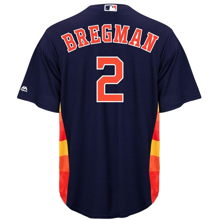 Alex Bregman 2 Houston Astros Home Official Cool Base Player Replica Jersey