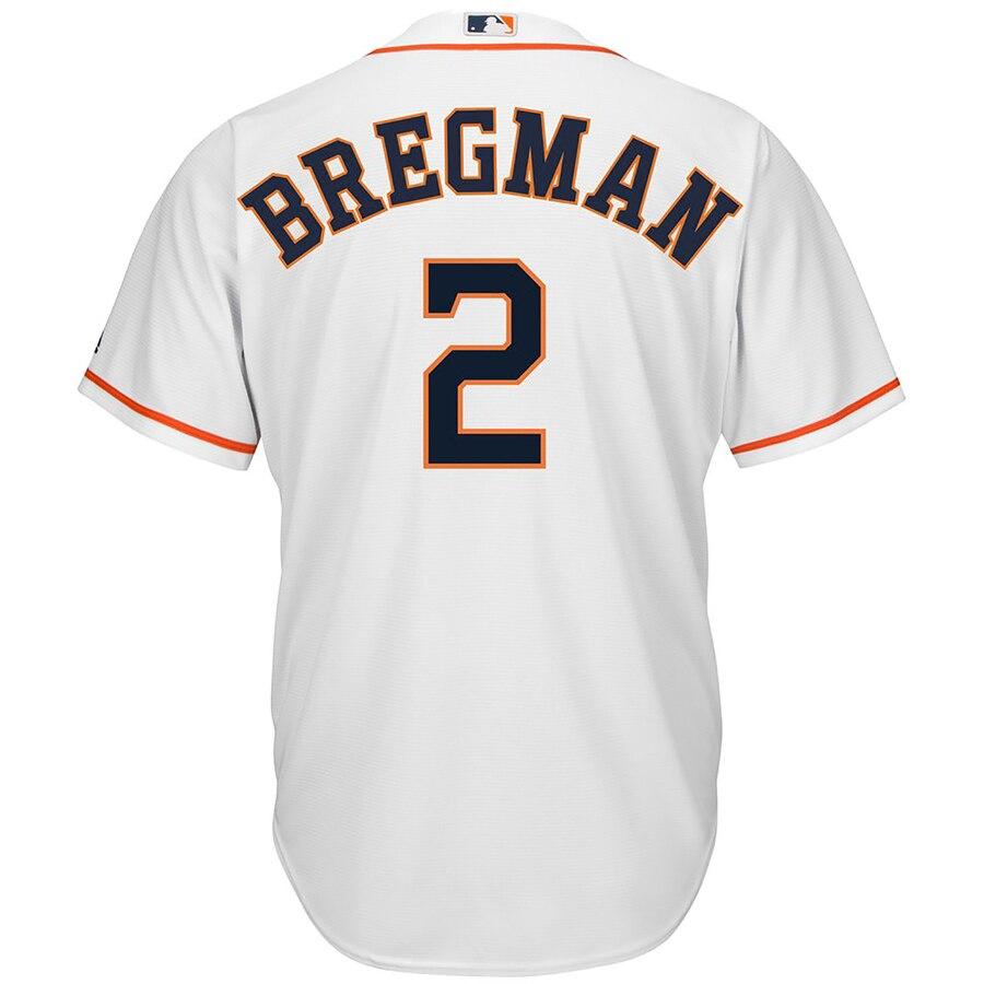 Alex Bregman 2 Houston Astros Home Official Cool Base Player Replica Jersey
