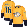 PK Subban 76 Nashville Predators Away Authentic Player Jersey