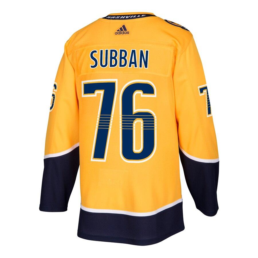 PK Subban 76 Nashville Predators Away Authentic Player Jersey