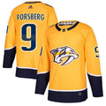 Filip Forsberg 9 Nashville Predators Away Authentic Player Jersey