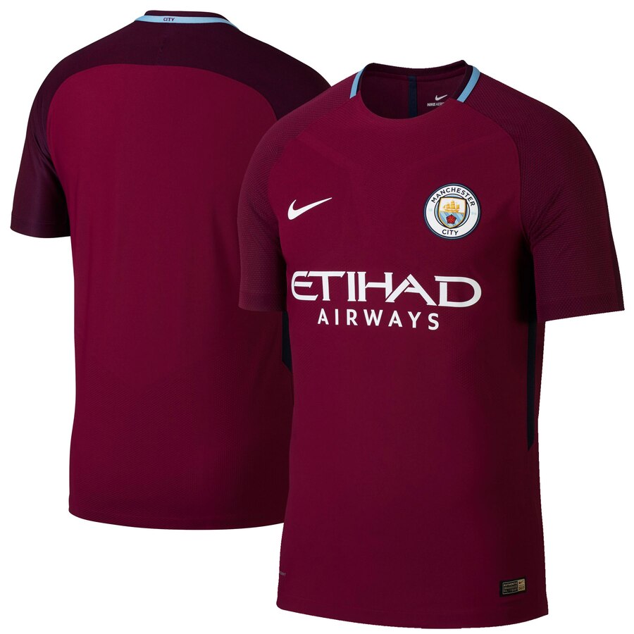 2017/18 Away Authentic Blank Jersey - Burgundy