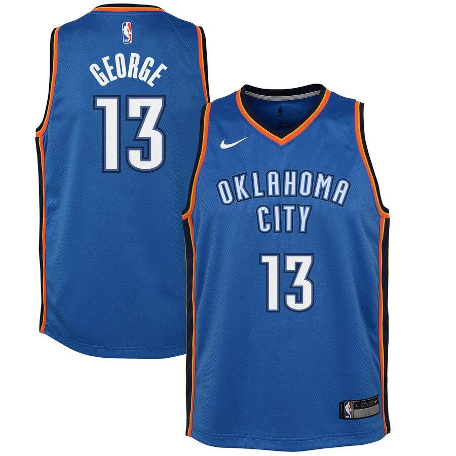 Paul George Oklahoma City Thunder Youth Swingman Jersey - Icon Edition