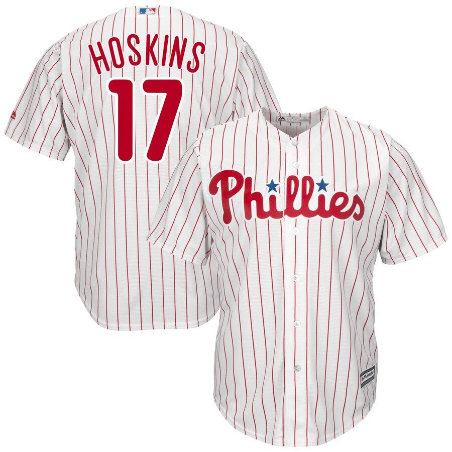 Rhys Hoskins Philadelphia Phillies Alternate Official Cool Base Player Jersey