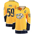 Roman Josi Nashville Predators Women's Gold Premier Breakaway Player Jersey