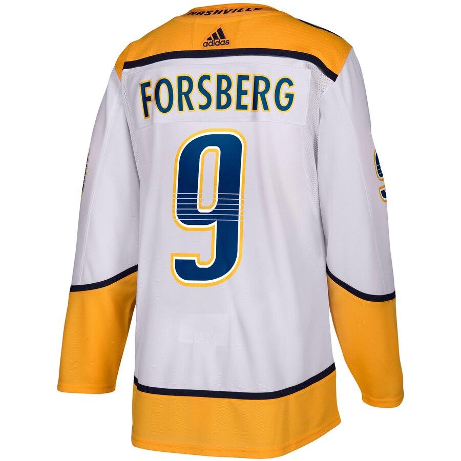 Filip Forsberg 9 Nashville Predators Away Authentic Player Jersey