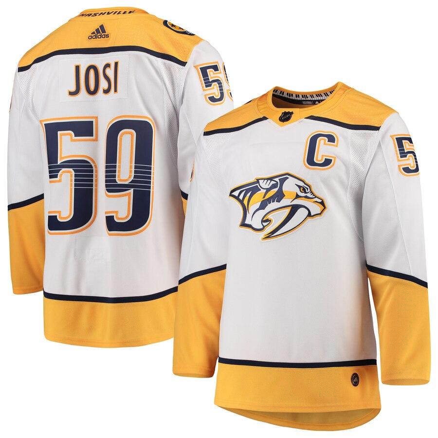 Roman Josi 59 Nashville Predators Away Authentic Player Jersey