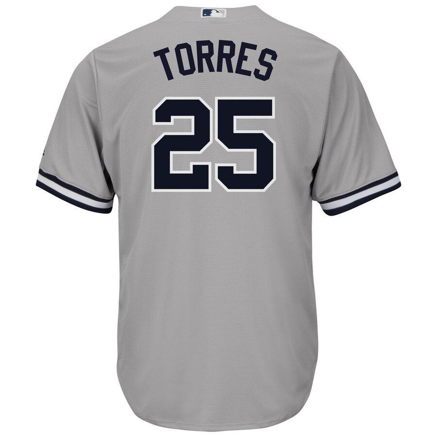 Men's New York Yankees Gleyber Torres Majestic Official Cool Base Jersey
