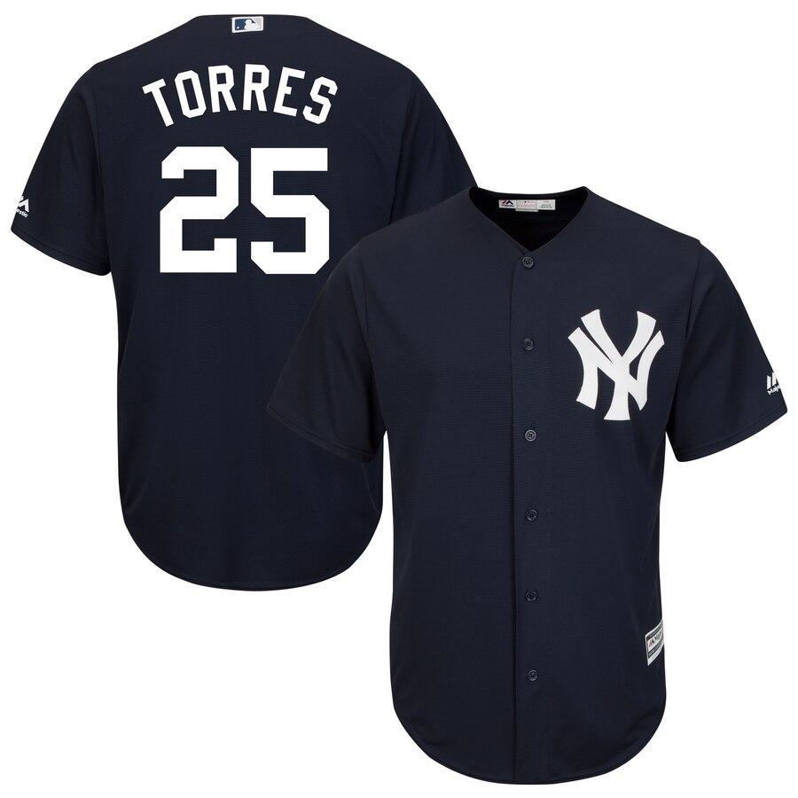 Men's New York Yankees Gleyber Torres Majestic Official Cool Base Jersey