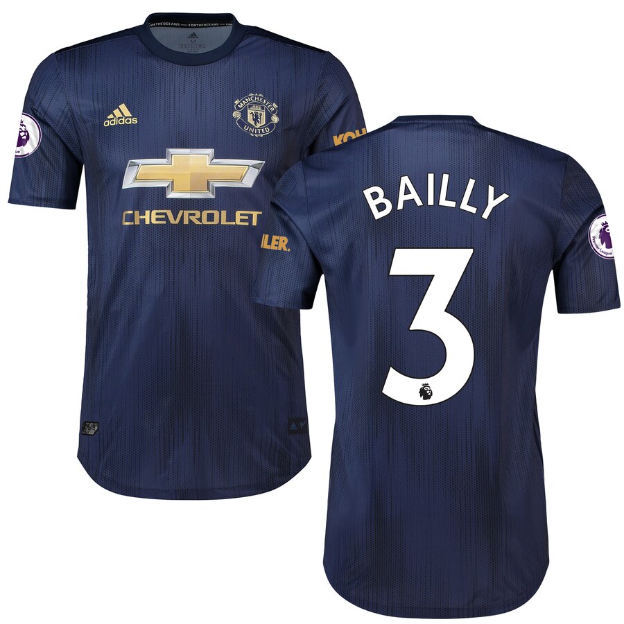 Eric Bailly 2018/19 Third Authentic Player Jersey – Navy