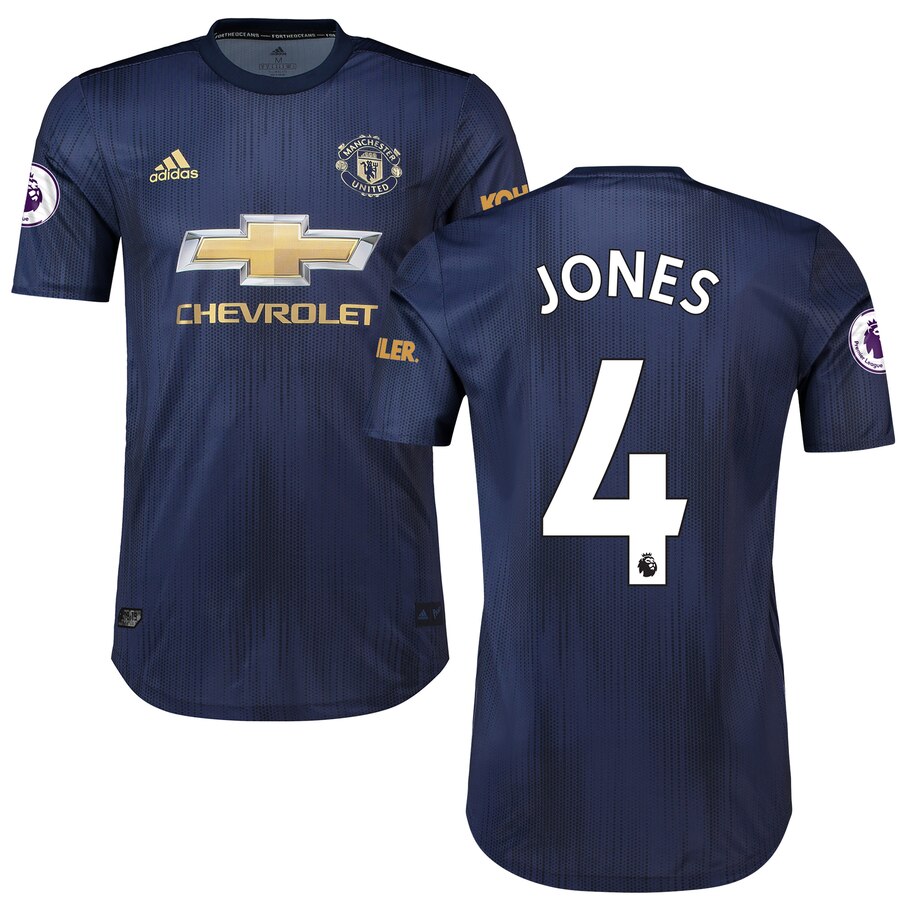 Phil Jones 2018/19 Third Authentic Player Jersey – Navy