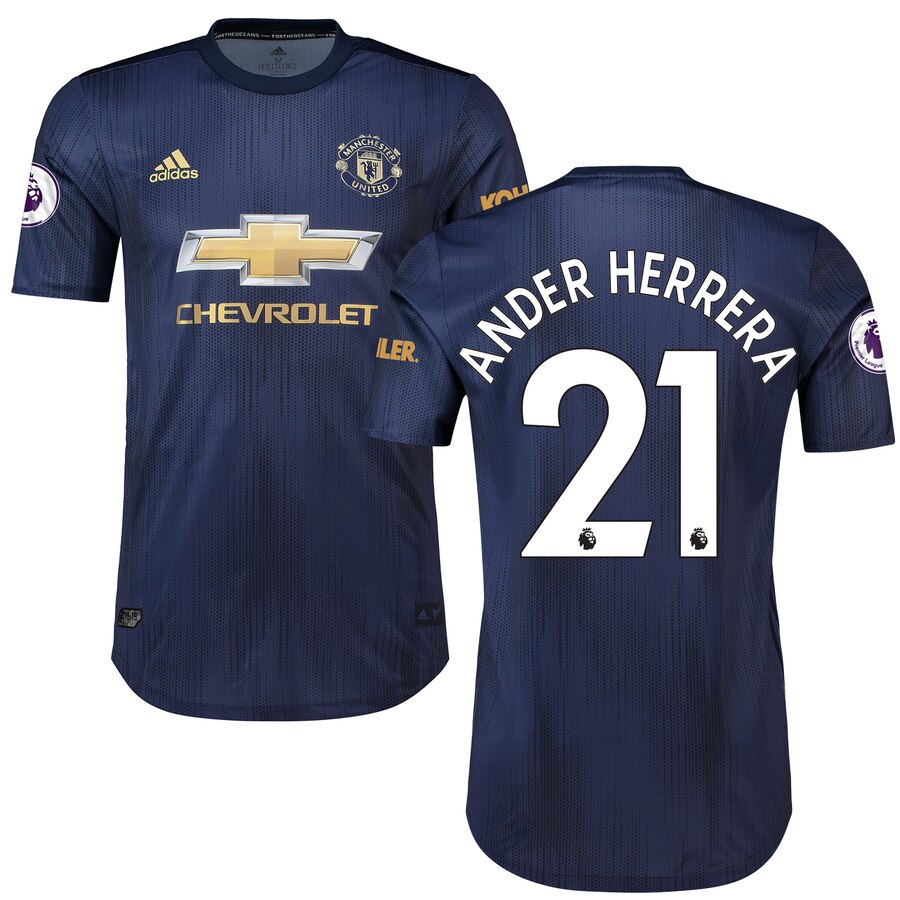 Ander Herrera 2018/19 Third Authentic Player Jersey – Navy
