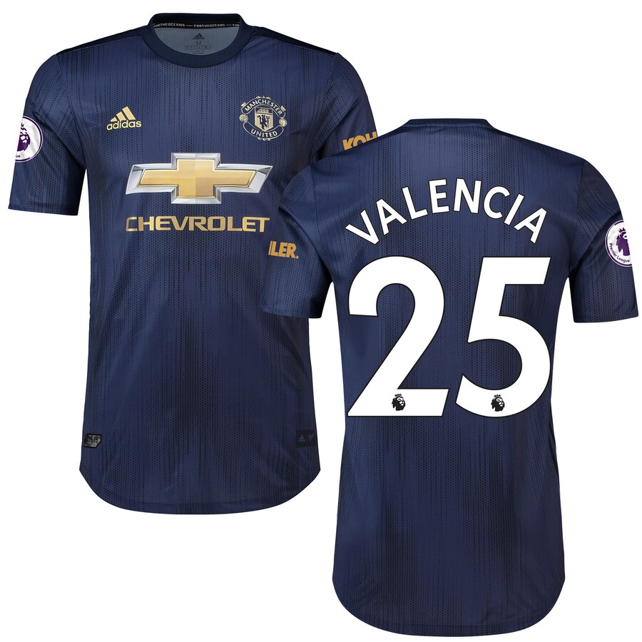Antonio Valencia 2018/19 Third Authentic Player Jersey – Navy