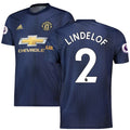 Victor Lindelof 2018/19 Third Replica Player Jersey – Navy