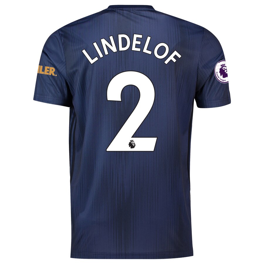 Victor Lindelof 2018/19 Third Replica Player Jersey – Navy