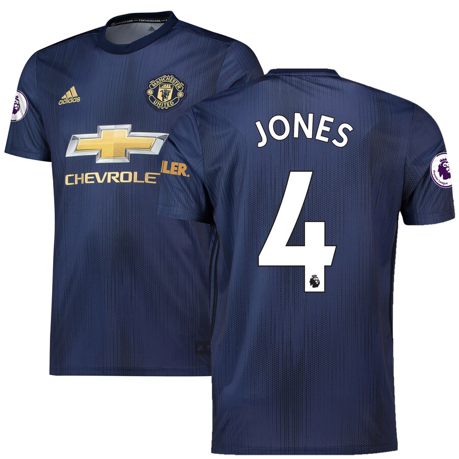 Phil Jones 2018/19 Third Replica Player Jersey – Navy