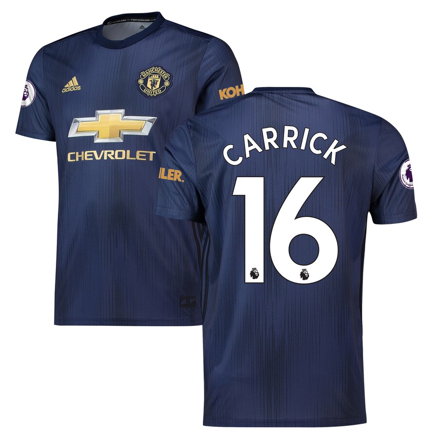 Michael Carrick 2018/19 Third Replica Player Jersey – Navy