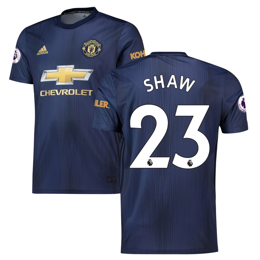 Luke Shaw 2018/19 Third Replica Player Jersey – Navy