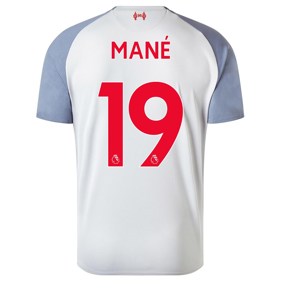 Sadio Mané New Balance Youth 2018/19 Third Replica Player Jersey – Gray