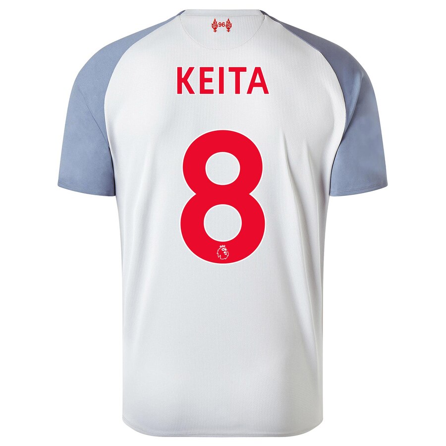 Naby Keita New Balance Youth 2018/19 Third Replica Player Jersey – Gray