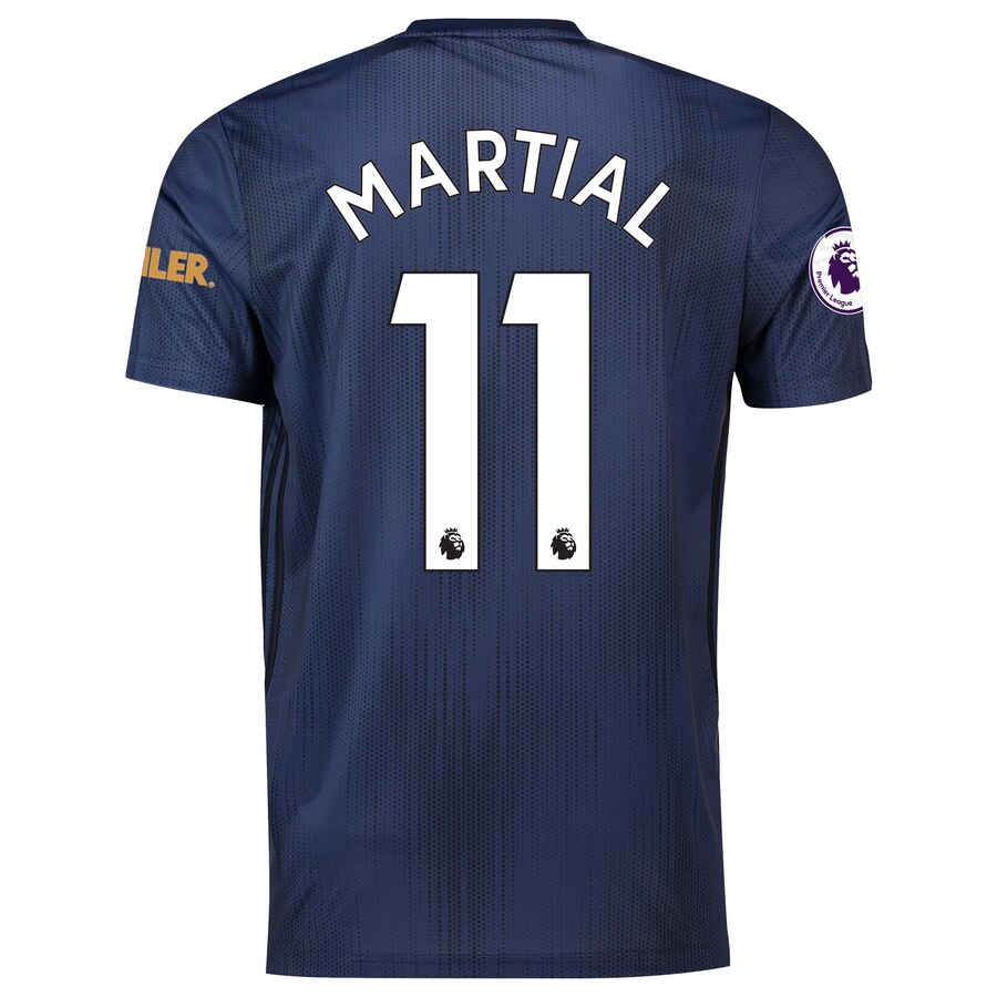 Anthony Martial 2018/19 Third Replica Player Jersey – Navy