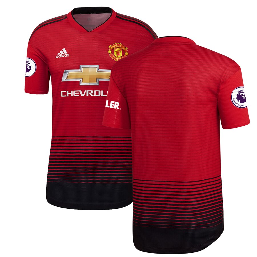 2018/19 Home Authentic Patch Jersey – Red