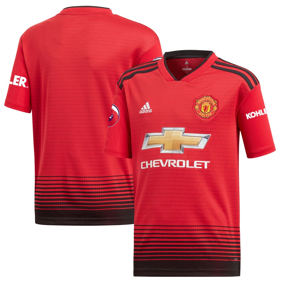 Youth 2018/19 Home Replica Patch Jersey – Red