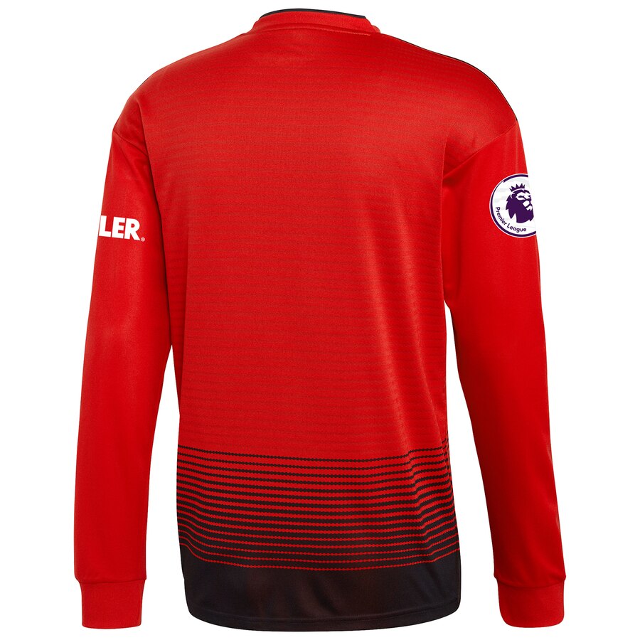 2018/19 Home Replica Patch Long Sleeve Jersey – Red