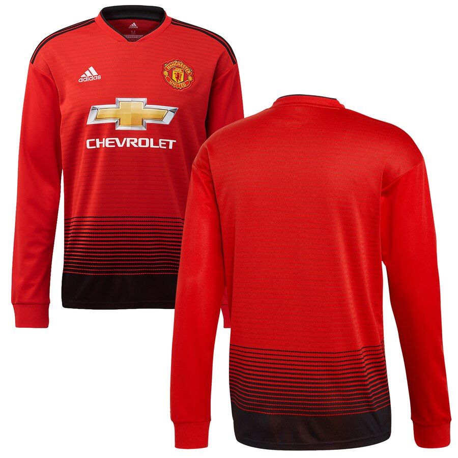 2018/19 Home Replica Long Sleeve Jersey – Red