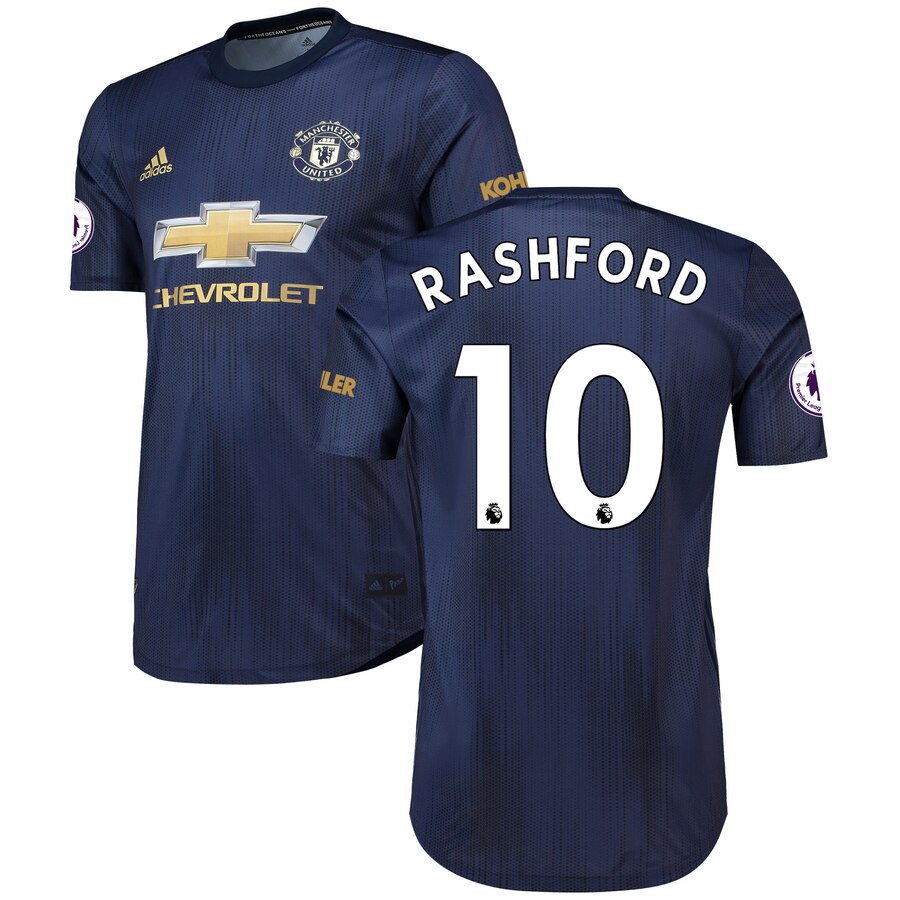 Marcus Rashford 2018/19 Third Authentic Player Jersey – Navy
